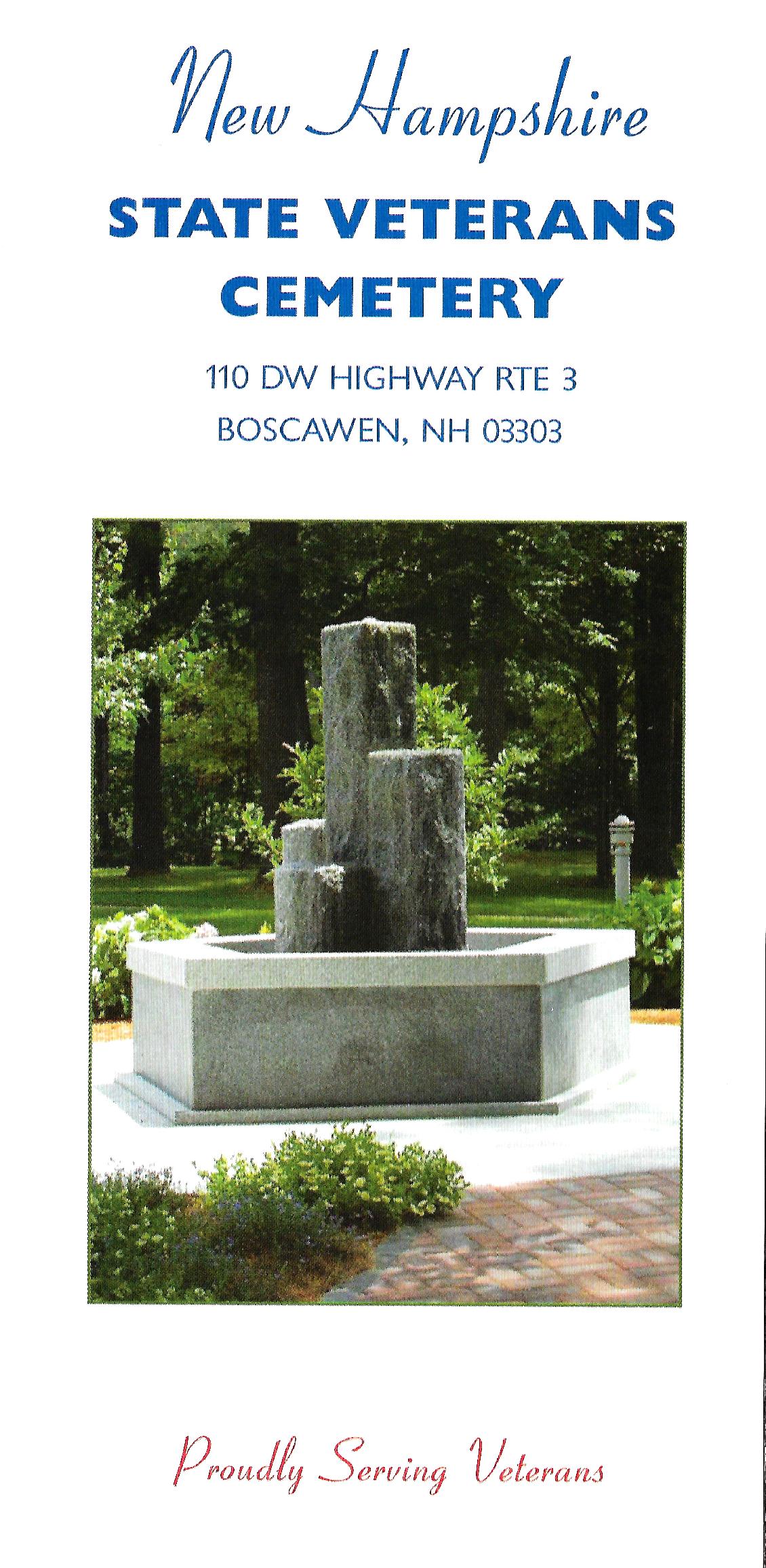 New Hampshire State Veterans Cemetery Brochure - 2010