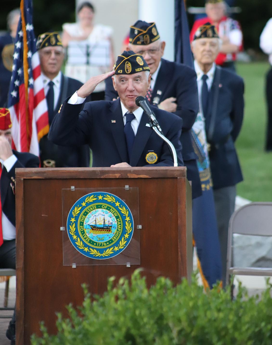 100 Nights of Remembrance Closing Ceremony September 11 2021 NH State Veterans Cemetery