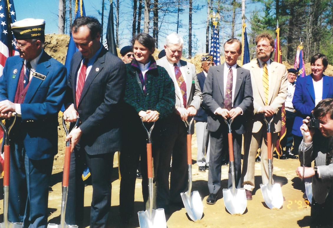 New Hampshire State Veterans Cemetery Groundbreaking May 2 1997