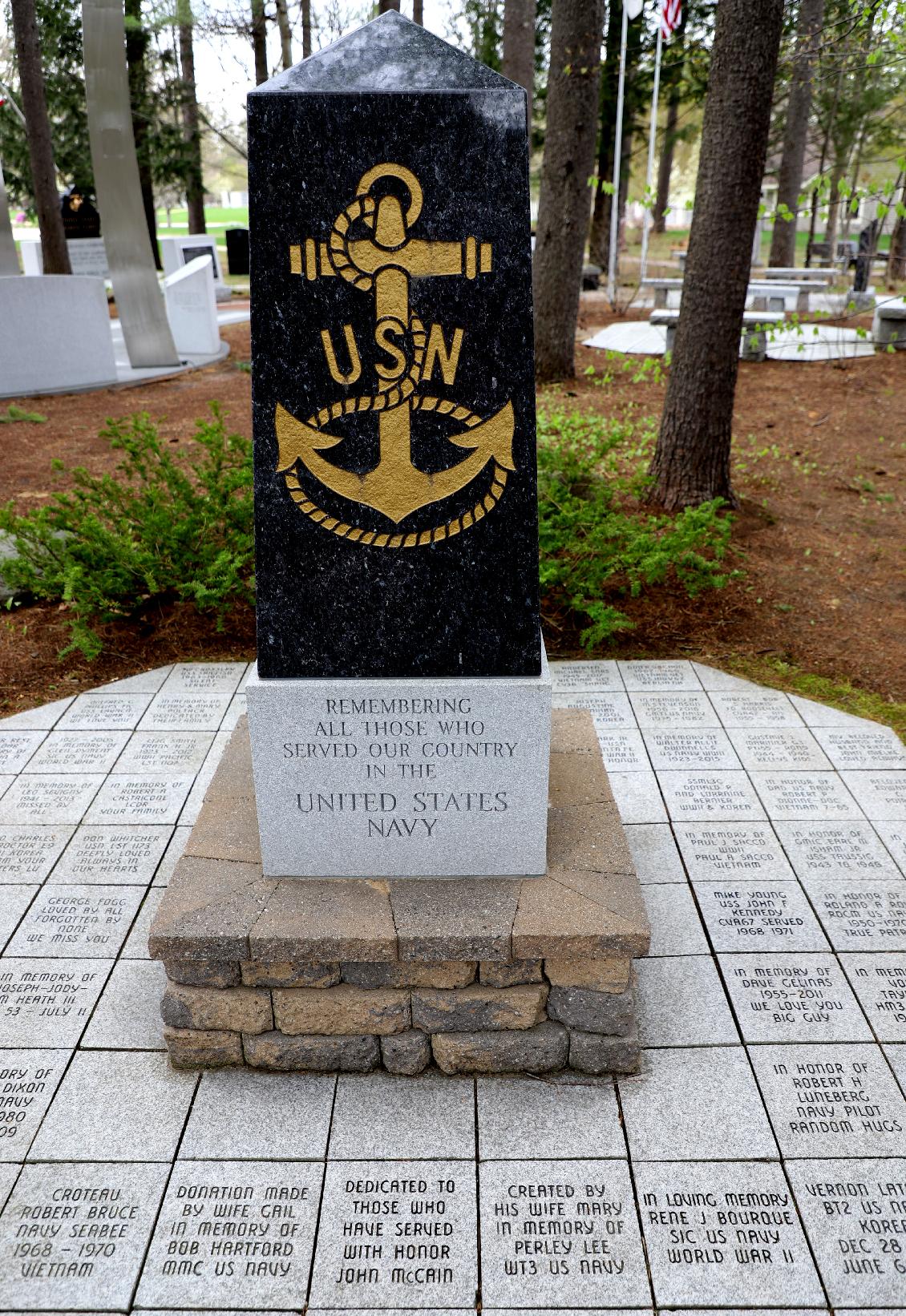 US Navy Memorial Dedication at the NH State Veterans Cemetery