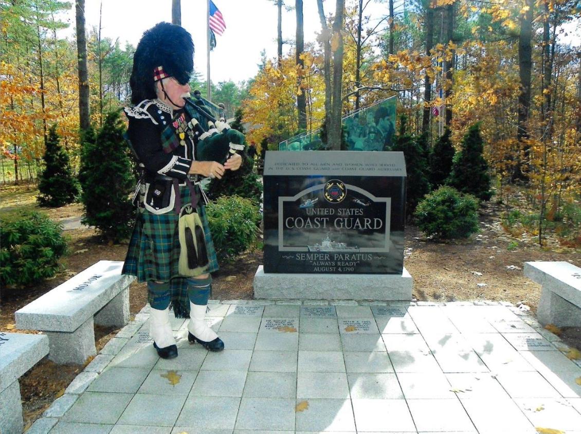 US Coast Guard Memorial dedication Nh State Veterans Cemetery August 6 2011