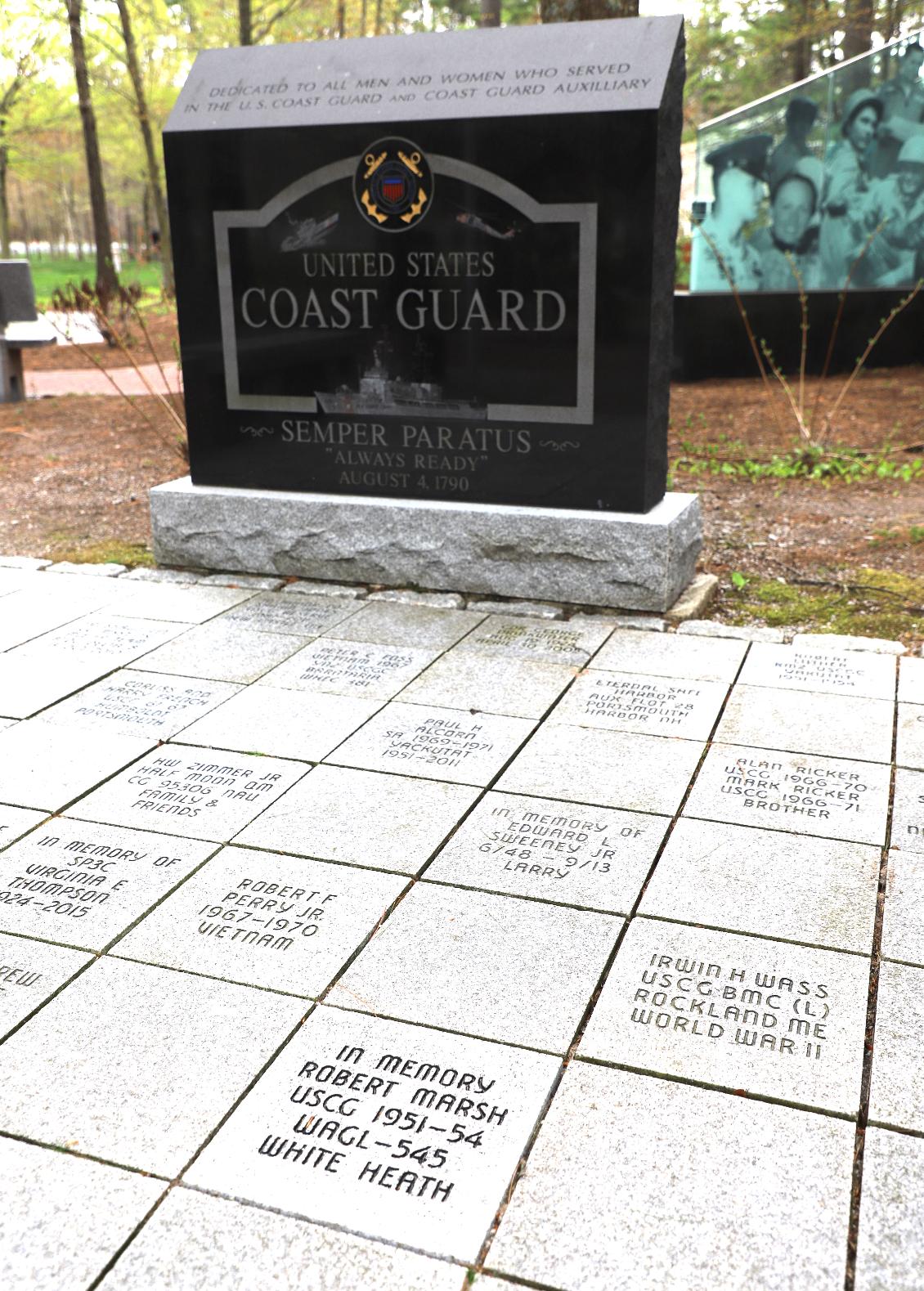 US Coast Guard Memorial dedication Nh State Veterans Cemetery August 6 2011