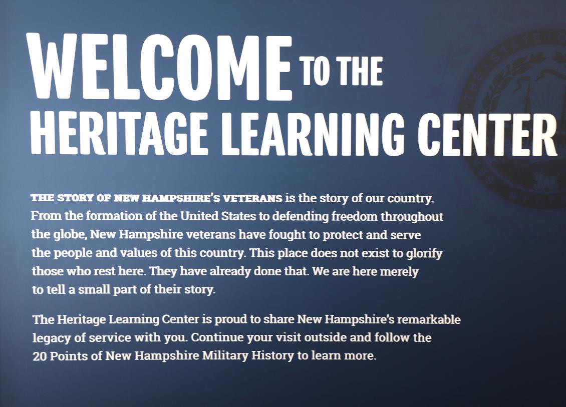 NH State Veterans Cemetery Heritage Learning Center Dedication November 11 2018