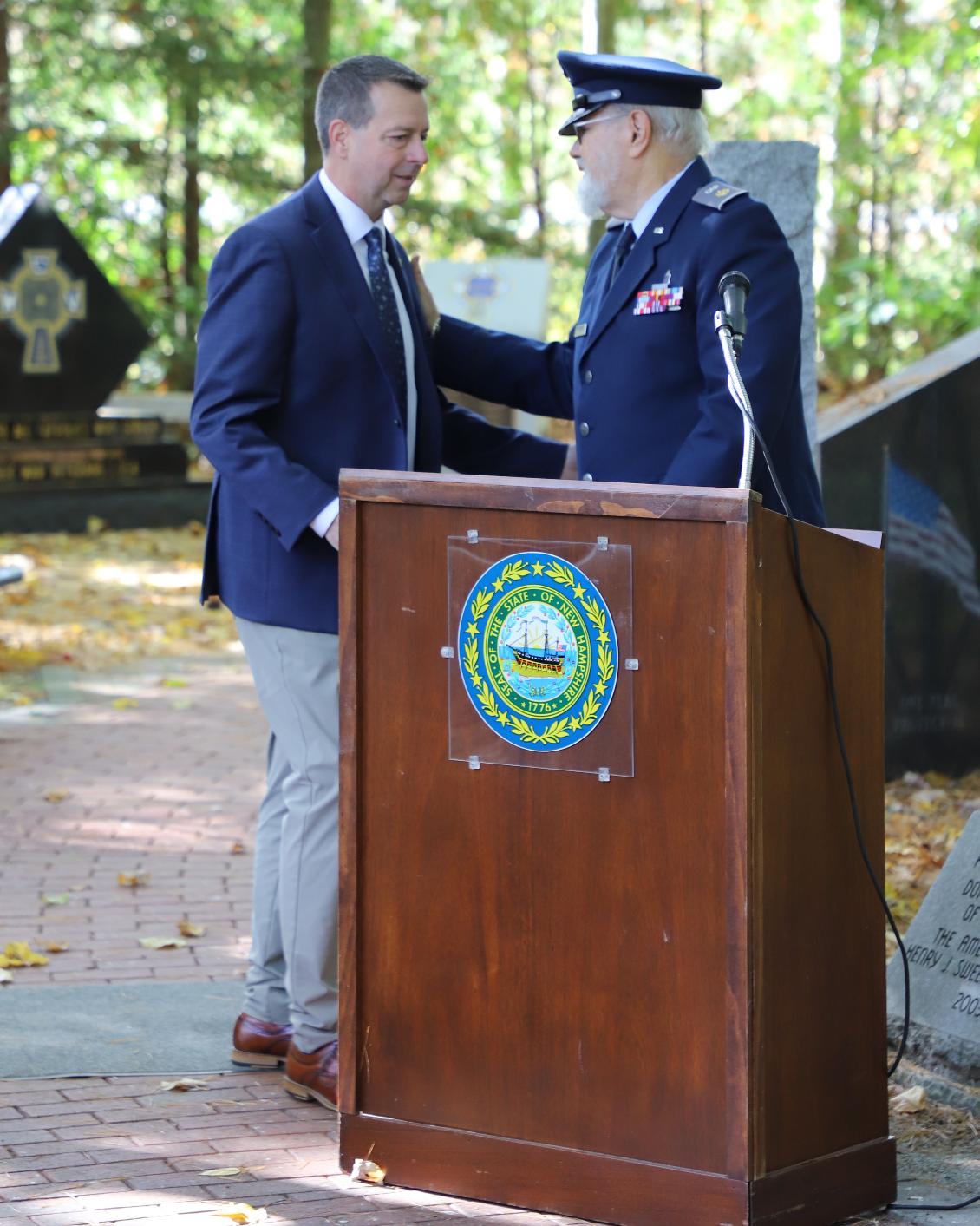 NH Jewish War Veterans Memorial Dedication - NH STate Veterans Cemetery Oct 15 2023