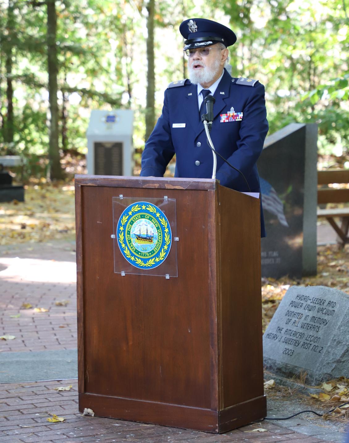 NH Jewish War Veterans Memorial Dedication - NH STate Veterans Cemetery Oct 15 2023