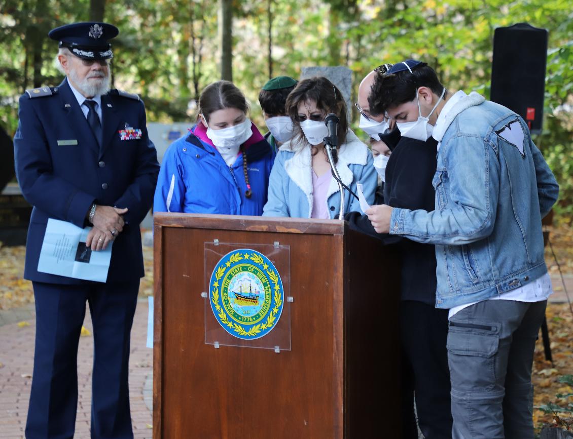 NH Jewish War Veterans Memorial Dedication - NH STate Veterans Cemetery Oct 15 2023