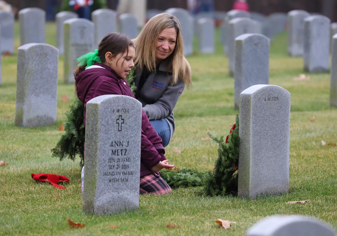 Wreaths for Boscawen 2023 - NH State Veterans Cemetery Volunteers