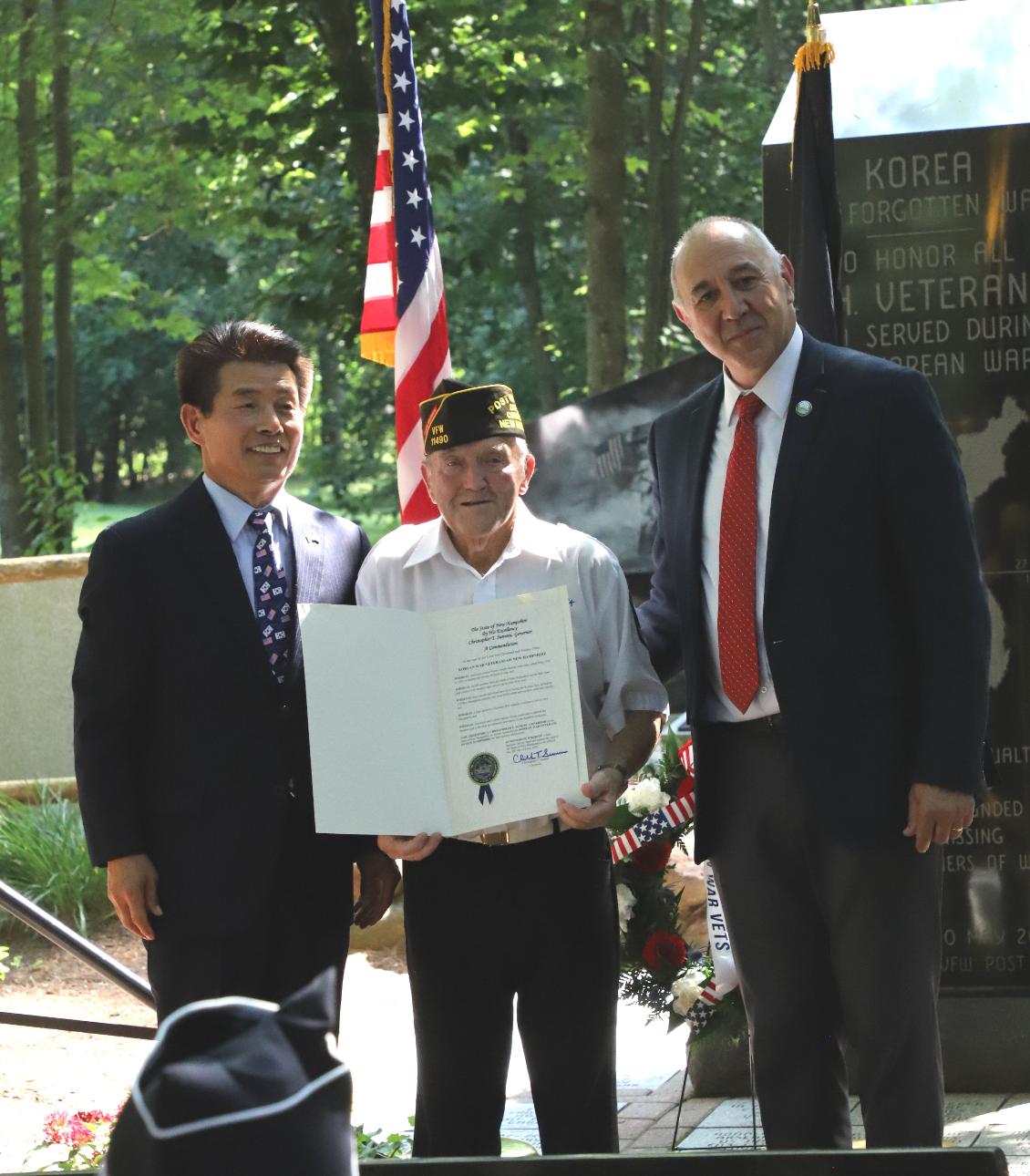 Korean War Armistice 70th Anniversary Ceremony at the New Hampshire State Veterans Cemetery