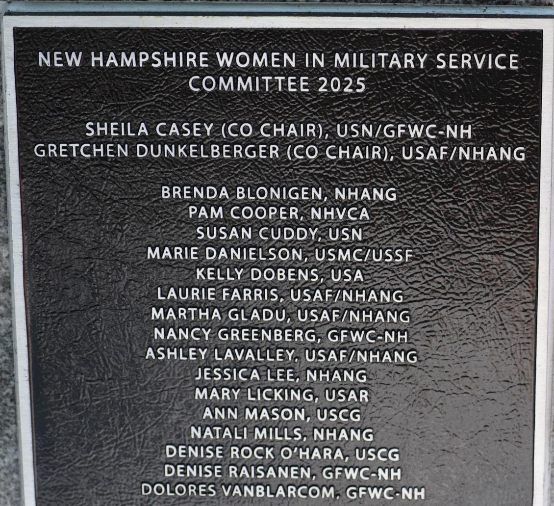 Women in Military Service Memorial Dedication - NH State Veterans Cemetery June 12 2025