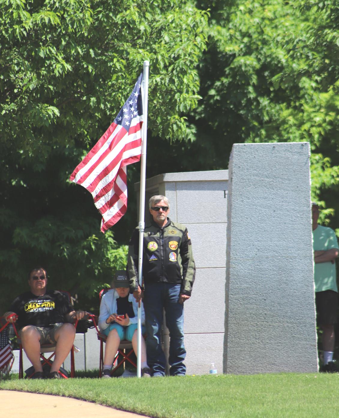 Memorial Day Ceremony 2022 New Hampshire State Veterans Cemetery - Holding the Colors