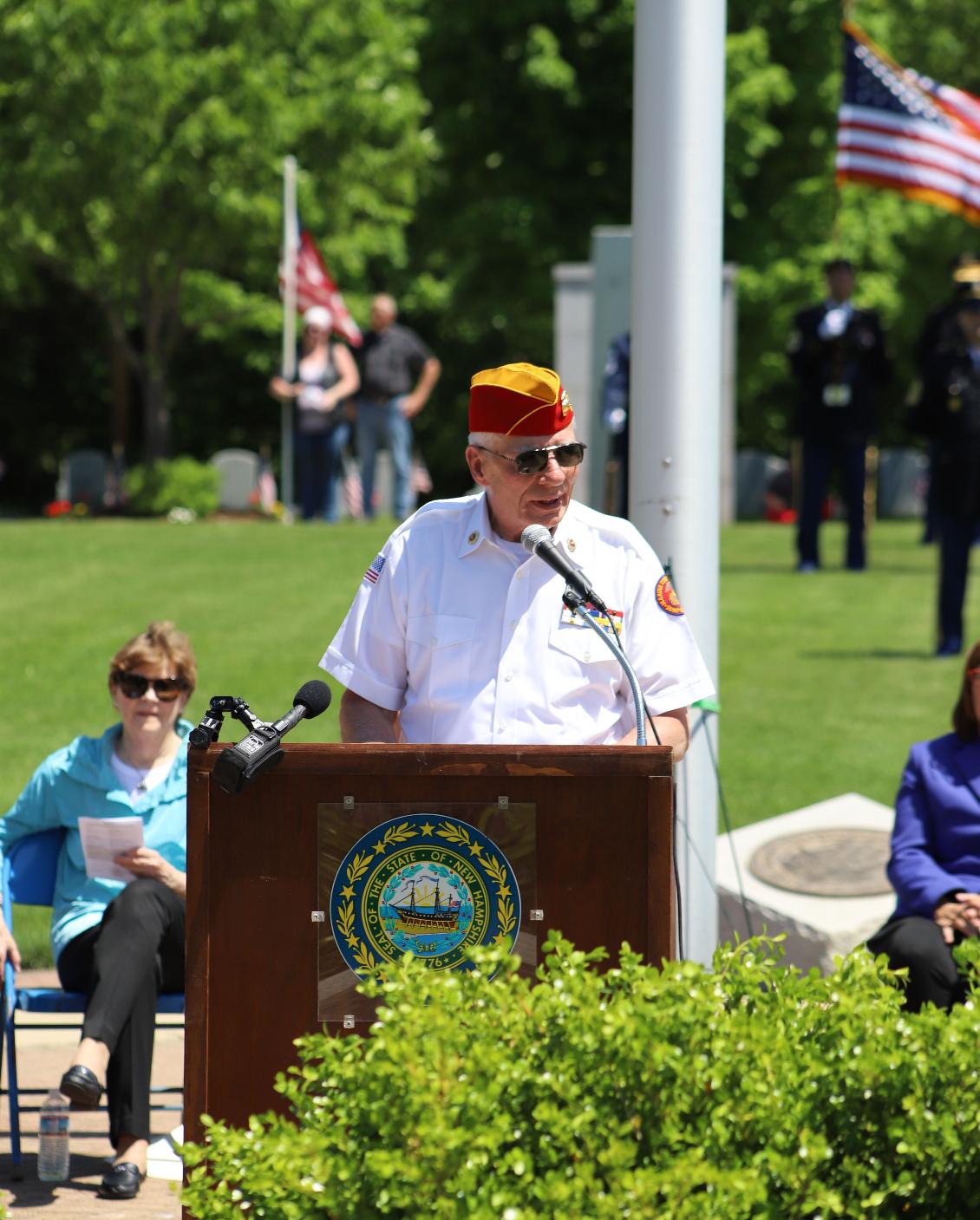 Memorial Day Ceremony 2022 New Hampshire State Veterans Cemetery - Marine Corps League John Jenkins