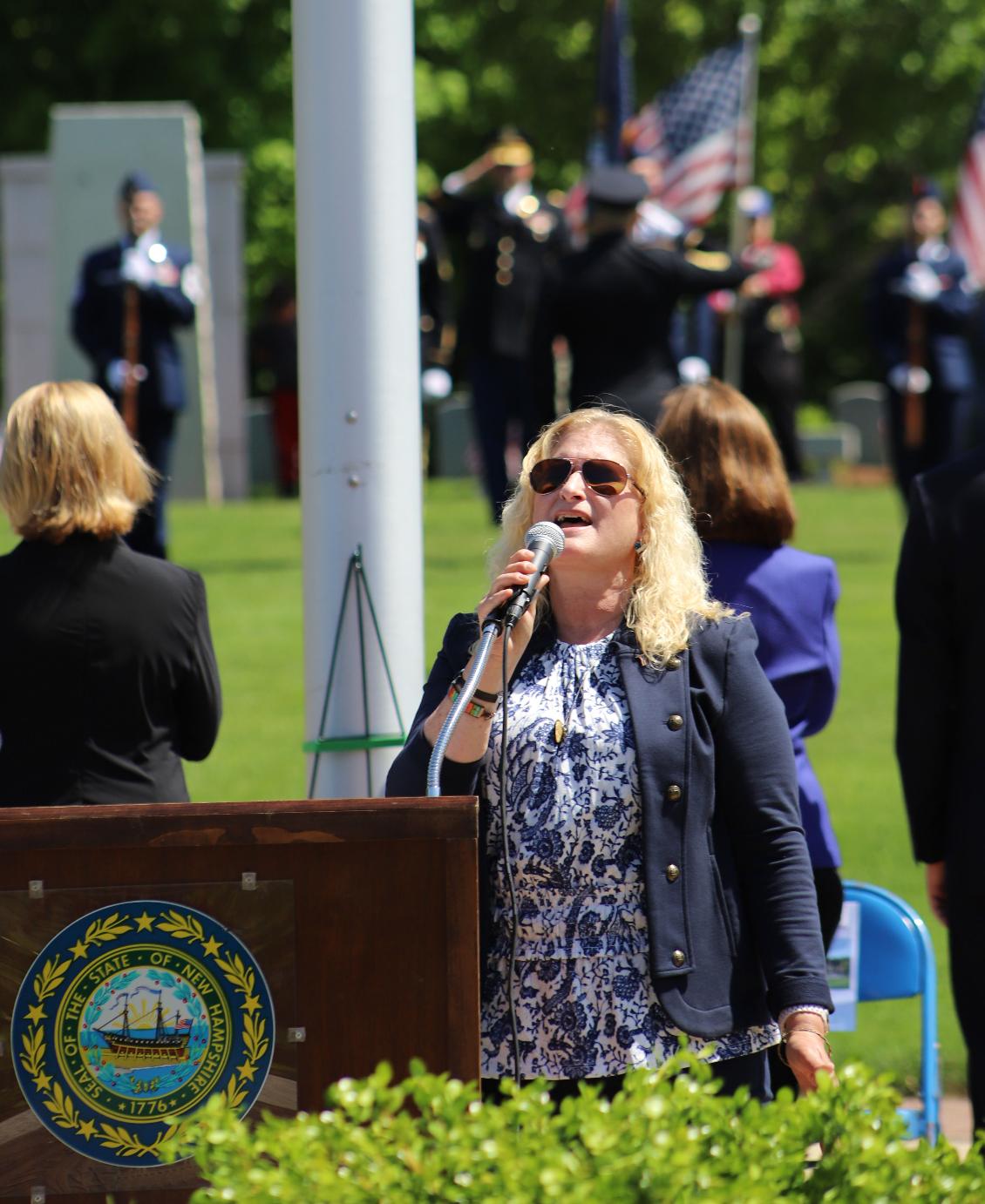 Memorial Day Ceremony 2022 New Hampshire State Veterans Cemetery - Nichole Knox Murphy