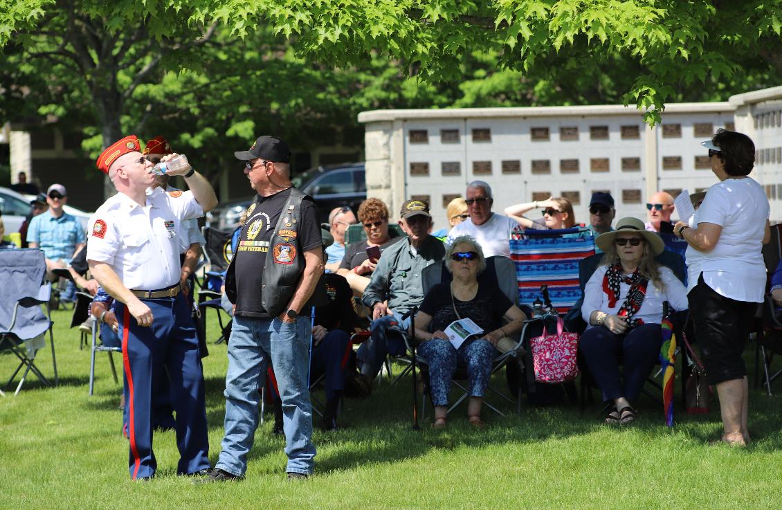 Memorial Day Ceremony 2022 New Hampshire State Veterans Cemetery - Spectators