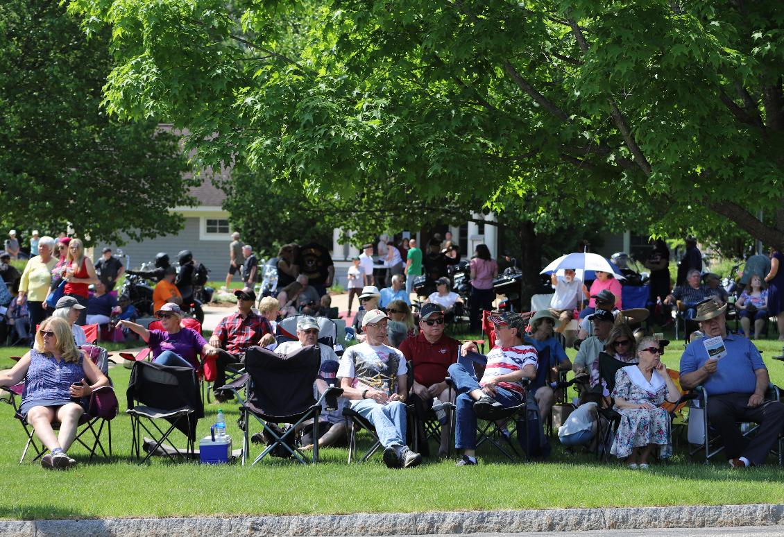 Memorial Day Ceremony 2022 New Hampshire State Veterans Cemetery - Spectators