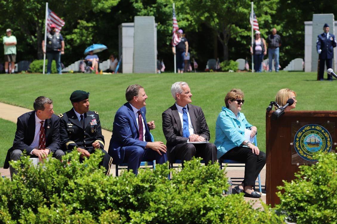 Memorial Day Ceremony 2022 New Hampshire State Veterans Cemetery - Penacook Elementary School Singers