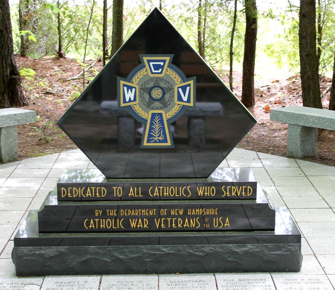 Catholic War Veterans Memorial Dedication - NH State Veterans Cemetery April 17 2010
