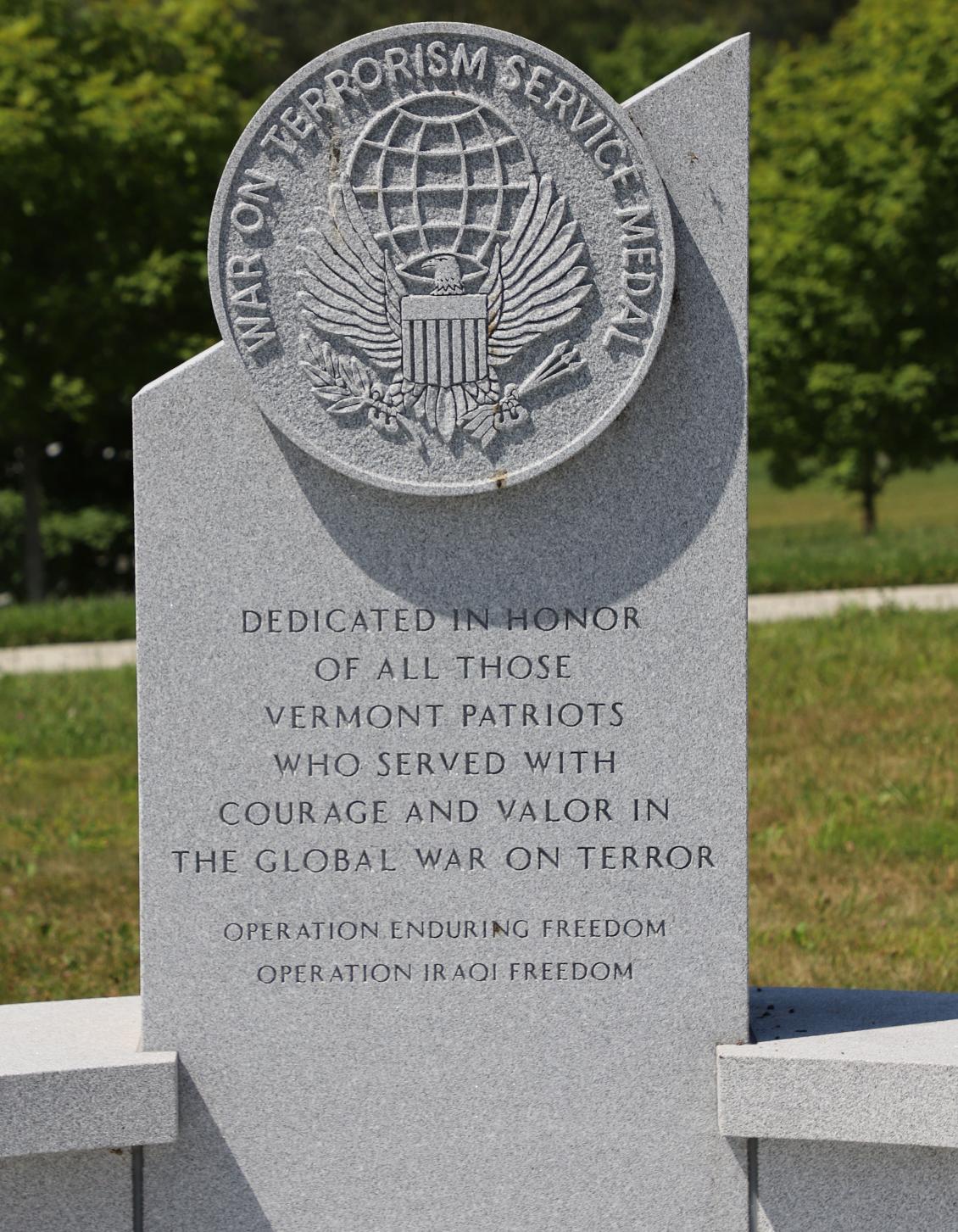 Vermont Global War on Terror Memorial - War on Terror Service Medal