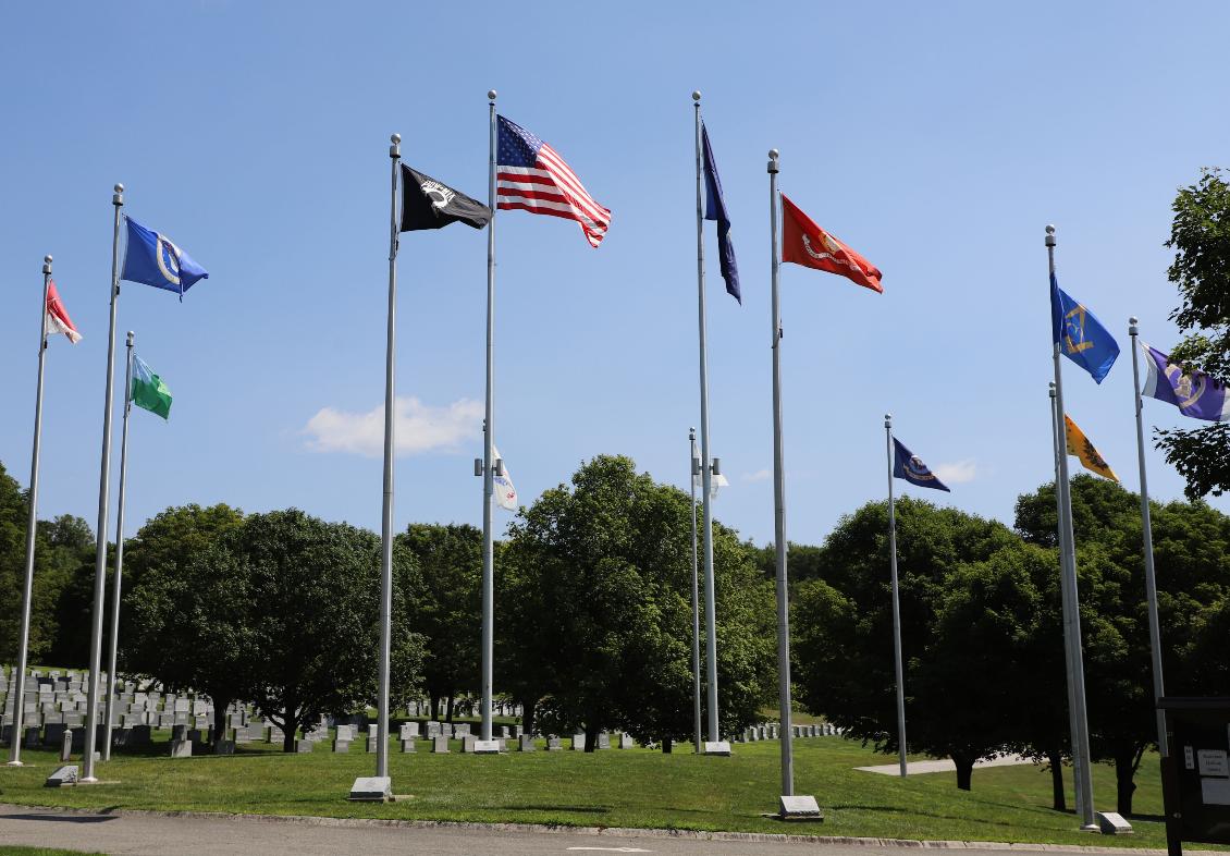 Vermont Veterans Memorial Cemetery Circle of Flags