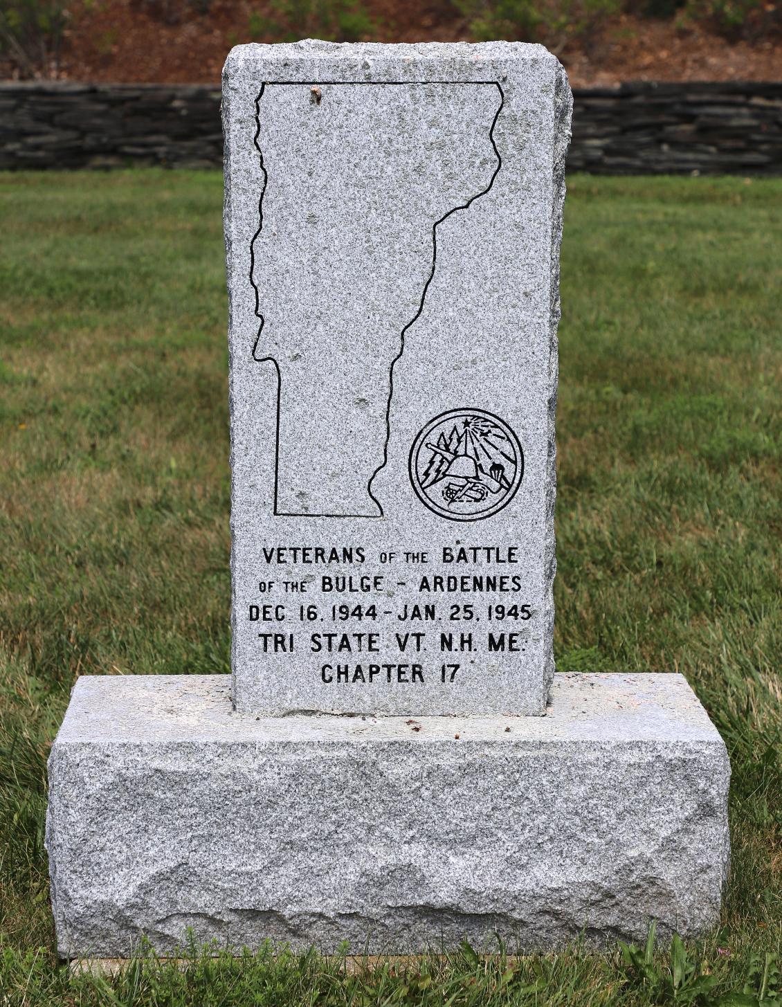 Vermont Veterans Memorial Cemetery - Battle of the Bulge Memorial