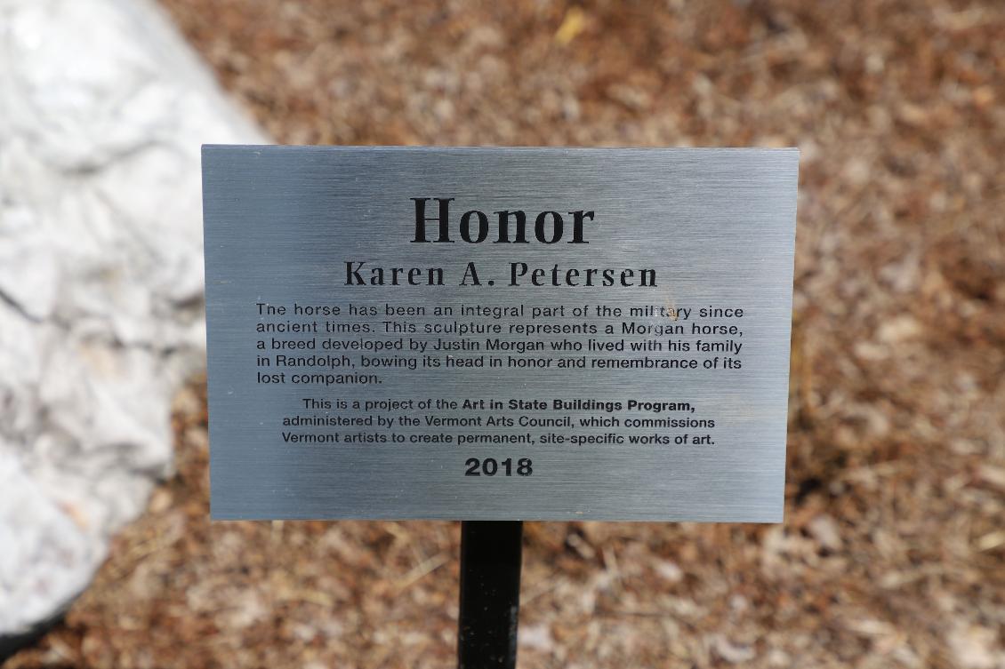 Vermont Veterans Memorial Cemetery - Morgan Horse