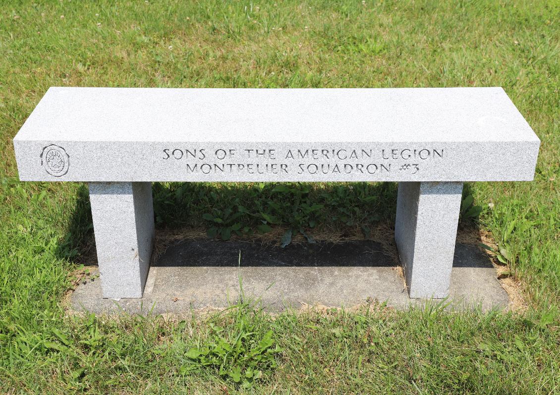 Vermont Veterans Memorial Cemetery - Vermont Sons of American Legion Squadron 3 Bench